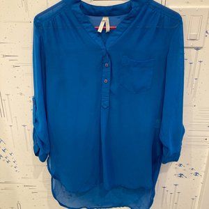 Live 4 Truth Blue Sheer Tunic (S)